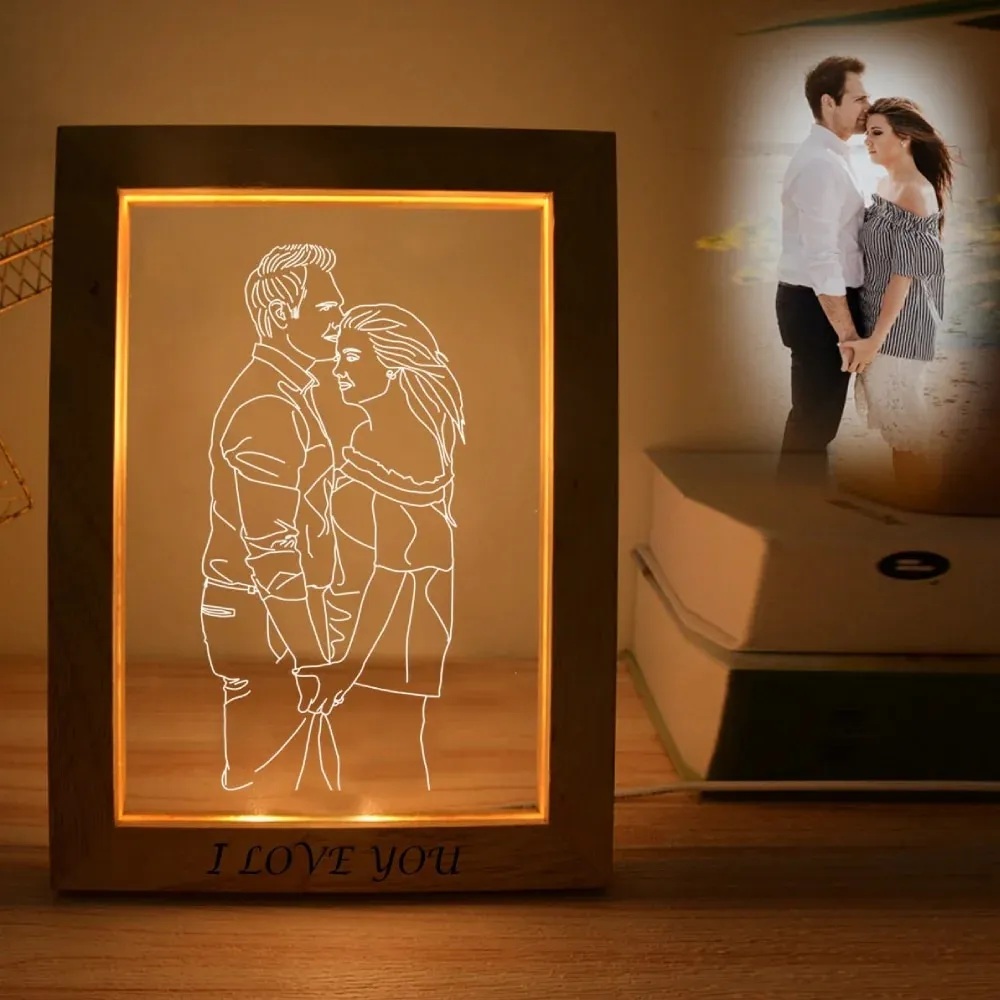Customized Acrylic LED Photo Frame